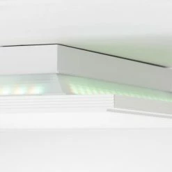 AEG Merrie Deckenleuchte LED Weiß, Beige, 1-flammig, Fernbedienung, Farbwechsler -Bürolampen Verkäufe aeg merrie deckenleuchte aeg181242 16