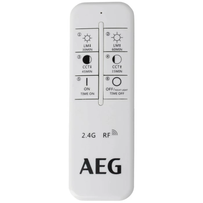 AEG Mikel Deckenleuchte LED Nickel-Matt, 1-flammig, Fernbedienung 2 AEG Mikel Deckenleuchte LED Nickel-Matt, 1-flammig, Fernbedienung – Bild 2