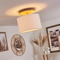 Hofstein Akrema Deckenleuchte Schwarz, Braun, 1-flammig -Bürolampen Verkäufe akrema deckenleuchte h3443927 8