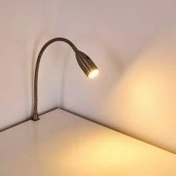 Hofstein Alsea Bettleuchte LED Nickel-Matt, 1-flammig, Bewegungsmelder -Bürolampen Verkäufe alsea bettleuchte h3306918 17