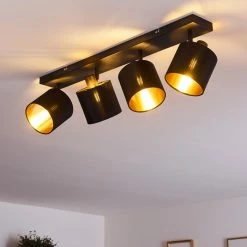 Hofstein Alsen Deckenleuchte Schwarz, 4-flammig -Bürolampen Verkäufe alsen deckenleuchte h3294048 2