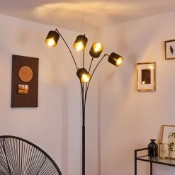 Hofstein Alsen Stehleuchte Schwarz, 5-flammig -Bürolampen Verkäufe alsen stehleuchte h3355091 2