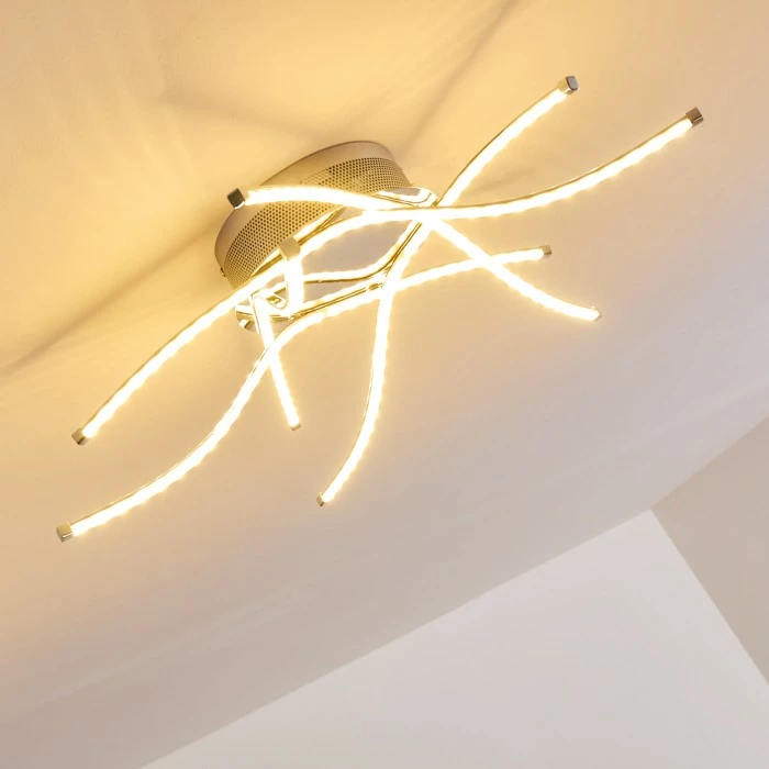 Hofstein Altino Deckenleuchte LED Chrom, 1-flammig 13 Hofstein Altino Deckenleuchte LED Chrom, 1-flammig – Bild 13