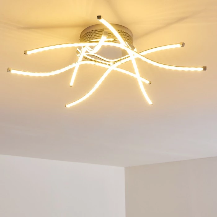 Hofstein Altino Deckenleuchte LED Chrom, 1-flammig 15 Hofstein Altino Deckenleuchte LED Chrom, 1-flammig – Bild 15