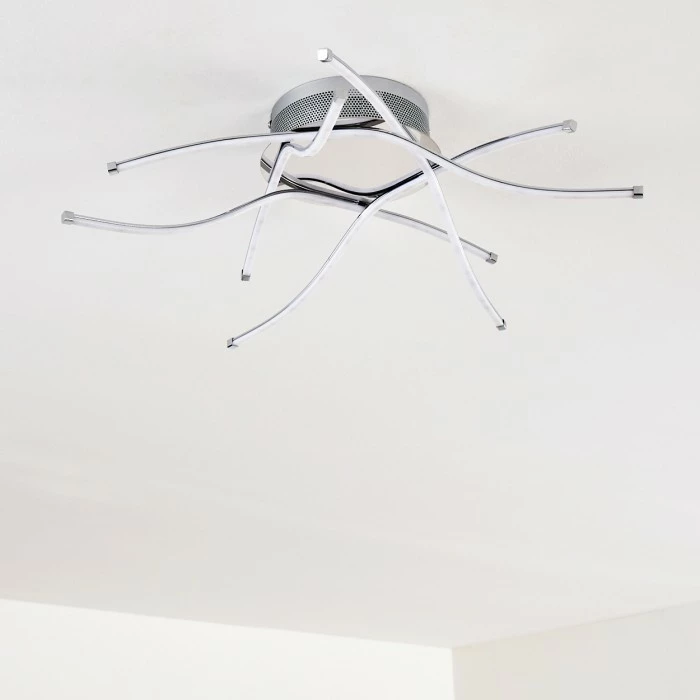 Hofstein Altino Deckenleuchte LED Chrom, 1-flammig 16 Hofstein Altino Deckenleuchte LED Chrom, 1-flammig – Bild 16