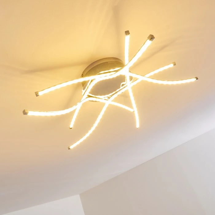 Hofstein Altino Deckenleuchte LED Chrom, 1-flammig 5 Hofstein Altino Deckenleuchte LED Chrom, 1-flammig – Bild 5