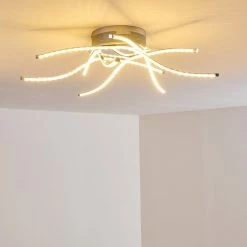 Hofstein Altino Deckenleuchte LED Chrom, 1-flammig 25 Hofstein Altino Deckenleuchte LED Chrom, 1-flammig -Bürolampen Verkäufe altino deckenleuchte h167442 6