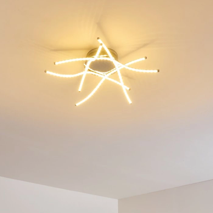 Hofstein Altino Deckenleuchte LED Chrom, 1-flammig 8 Hofstein Altino Deckenleuchte LED Chrom, 1-flammig – Bild 8