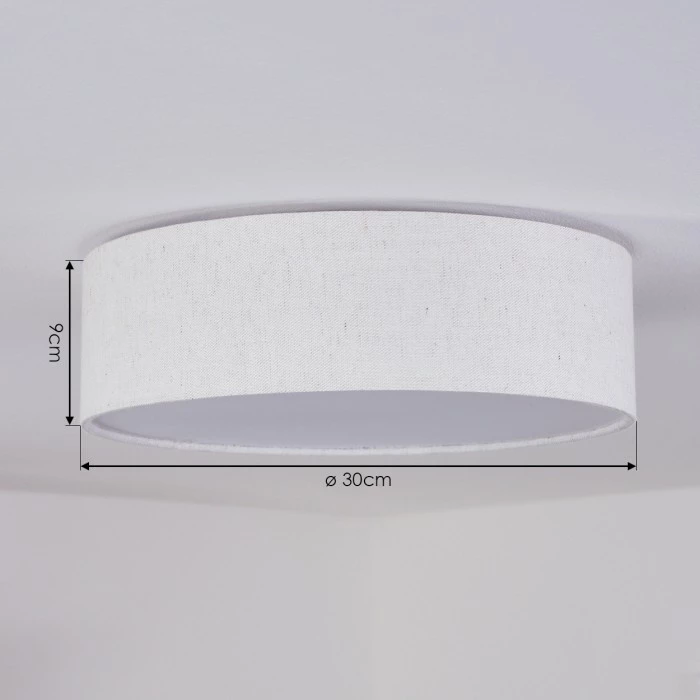 Hofstein Antillo Deckenleuchte LED Weiß, 1-flammig 4 Hofstein Antillo Deckenleuchte LED Weiß, 1-flammig – Bild 4