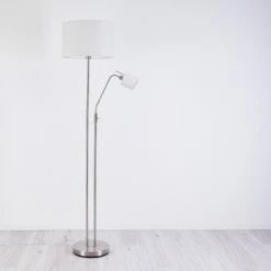 Hofstein Antillo Stehleuchte Nickel-Matt, 2-flammig 20 Hofstein Antillo Stehleuchte Nickel-Matt, 2-flammig -Bürolampen Verkäufe antillo stehleuchte h3414002 7