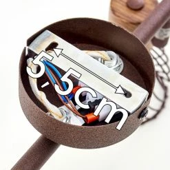 Hofstein Arjen Deckenleuchte Rostfarben, 2-flammig -Bürolampen Verkäufe arjen deckenleuchte h3336878 do1 18