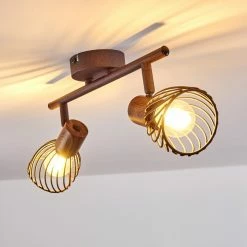 Hofstein Arjen Deckenleuchte Rostfarben, 2-flammig -Bürolampen Verkäufe arjen deckenleuchte h3336878 do1 6