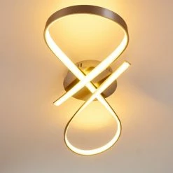 Hofstein Arlena Deckenleuchte LED Nickel-Matt, 1-flammig 34 Hofstein Arlena Deckenleuchte LED Nickel-Matt, 1-flammig -Bürolampen Verkäufe arlena deckenleuchte h167336 10