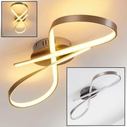 Hofstein Arlena Deckenleuchte LED Nickel-Matt, 1-flammig 35 Hofstein Arlena Deckenleuchte LED Nickel-Matt, 1-flammig -Bürolampen Verkäufe arlena deckenleuchte h167336 11