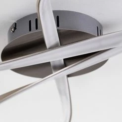 Hofstein Arlena Deckenleuchte LED Nickel-Matt, 1-flammig 38 Hofstein Arlena Deckenleuchte LED Nickel-Matt, 1-flammig -Bürolampen Verkäufe arlena deckenleuchte h167336 14