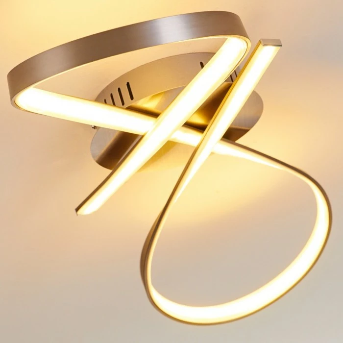 Hofstein Arlena Deckenleuchte LED Nickel-Matt, 1-flammig 21 Hofstein Arlena Deckenleuchte LED Nickel-Matt, 1-flammig – Bild 21