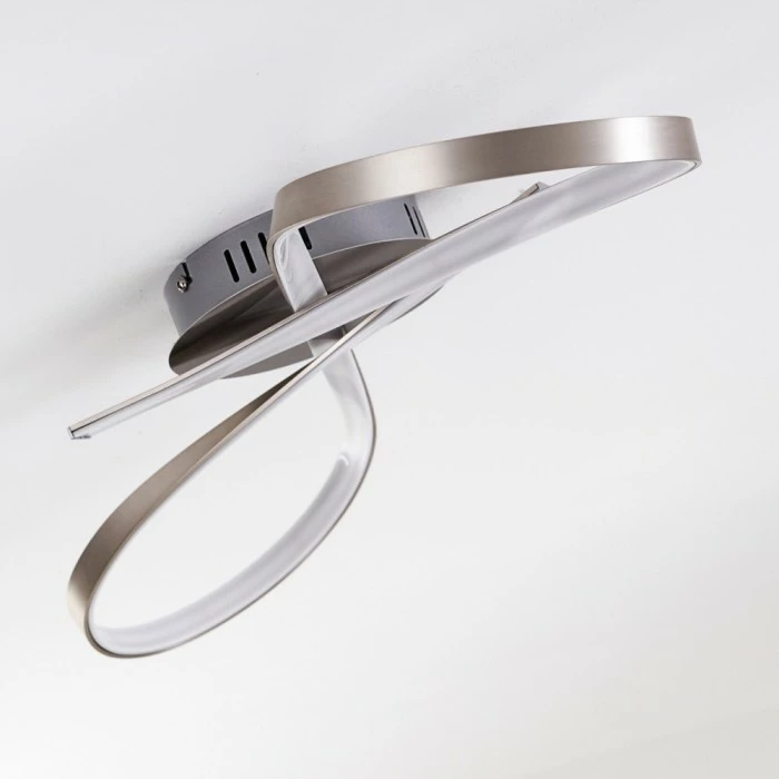 Hofstein Arlena Deckenleuchte LED Nickel-Matt, 1-flammig 22 Hofstein Arlena Deckenleuchte LED Nickel-Matt, 1-flammig – Bild 22