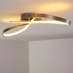 Hofstein Arlena Deckenleuchte LED Nickel-Matt, 1-flammig 27 Hofstein Arlena Deckenleuchte LED Nickel-Matt, 1-flammig -Bürolampen Verkäufe arlena deckenleuchte h167336 3