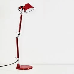 Artemide TOLOMEO MICRO Tischleuchte Rot, 1-flammig -Bürolampen Verkäufe artemide tolomeo micro tischleuchte a011810 12
