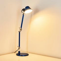 Artemide TOLOMEO MICRO Tischleuchte Blau, 1-flammig -Bürolampen Verkäufe artemide tolomeo micro tischleuchte a011850 11