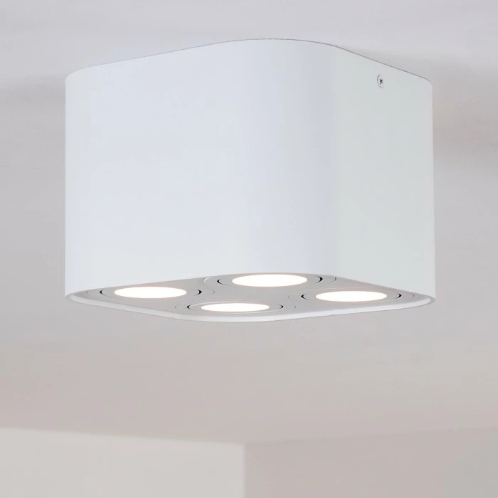 Hofstein Baishan Deckenleuchte Weiß, 4-flammig 3 Hofstein Baishan Deckenleuchte Weiß, 4-flammig – Bild 3