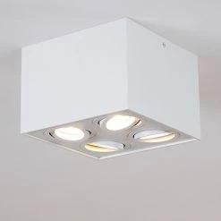 Hofstein Baishan Deckenleuchte Weiß, 4-flammig -Bürolampen Verkäufe baishan deckenleuchte h3322291 12