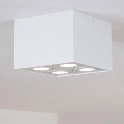 Hofstein Baishan Deckenleuchte Weiß, 4-flammig -Bürolampen Verkäufe baishan deckenleuchte h3322291 2