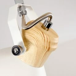 Hofstein Banjul Deckenleuchte Weiß, Holz hell, 2-flammig -Bürolampen Verkäufe banjul deckenleuchte h3320792 10