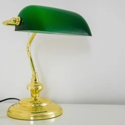 Hofstein Bankerlampe Messing, 1-flammig -Bürolampen Verkäufe bankerlampe h164250 9