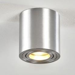 Hofstein Barbuda Deckenleuchte Silber, 1-flammig -Bürolampen Verkäufe barbuda deckenleuchte h3267592 do4 6