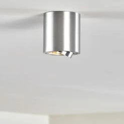 Hofstein Barbuda Deckenleuchte Silber, 1-flammig -Bürolampen Verkäufe barbuda deckenleuchte h3267592 do4 9