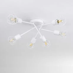 Hofstein Baripada Deckenleuchte Weiß, 6-flammig -Bürolampen Verkäufe baripada deckenleuchte h3322956 10