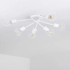 Hofstein Baripada Deckenleuchte Weiß, 6-flammig -Bürolampen Verkäufe baripada deckenleuchte h3322956 12