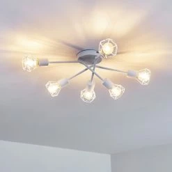 Hofstein Baripada Deckenleuchte Weiß, 6-flammig -Bürolampen Verkäufe baripada deckenleuchte h3322956 13