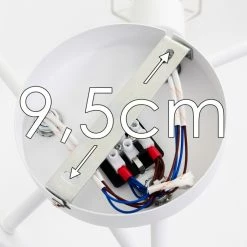 Hofstein Baripada Deckenleuchte Weiß, 6-flammig -Bürolampen Verkäufe baripada deckenleuchte h3322956 18