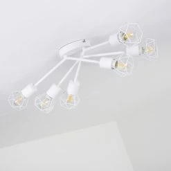 Hofstein Baripada Deckenleuchte Weiß, 6-flammig -Bürolampen Verkäufe baripada deckenleuchte h3322956 6