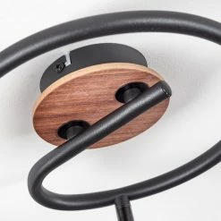 Hofstein Baripada Deckenleuchte Schwarz, Braun, 3-flammig 17 Hofstein Baripada Deckenleuchte Schwarz, Braun, 3-flammig -Bürolampen Verkäufe baripada deckenleuchte h3388037 5