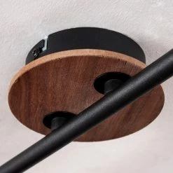 Hofstein Baripada Deckenleuchte Schwarz, Braun, 6-flammig 14 Hofstein Baripada Deckenleuchte Schwarz, Braun, 6-flammig -Bürolampen Verkäufe baripada deckenleuchte h3388068 2