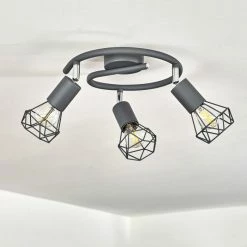 Hofstein Baripada Deckenleuchte Chrom, Anthrazit, 3-flammig -Bürolampen Verkäufe baripada deckenleuchte h3388211 7