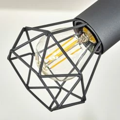 Hofstein Baripada Deckenleuchte Chrom, Anthrazit, 6-flammig -Bürolampen Verkäufe baripada deckenleuchte h3388235 2