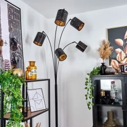 Hofstein Bathinda Stehleuchte Schwarz, 5-flammig -Bürolampen Verkäufe bathinda stehleuchte h3387993 9