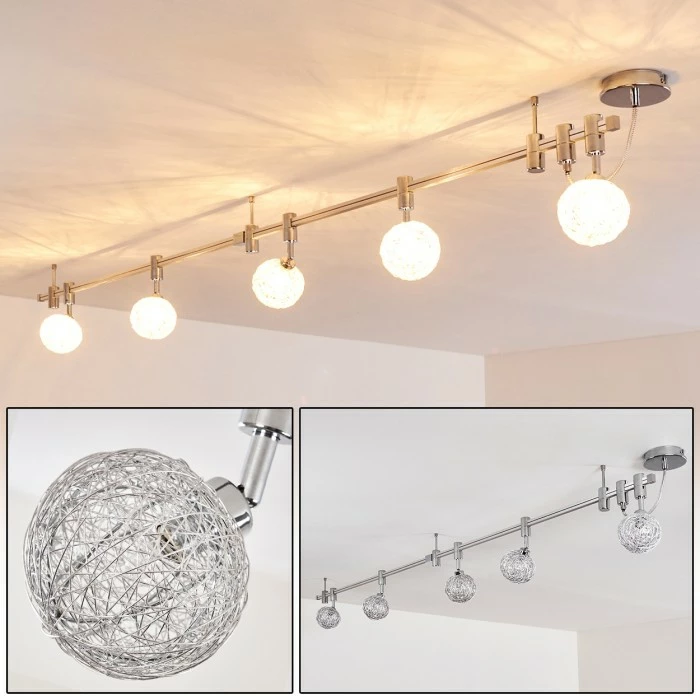 Hofstein Bernex Deckenleuchte Chrom, 5-flammig 1 Hofstein Bernex Deckenleuchte Chrom, 5-flammig