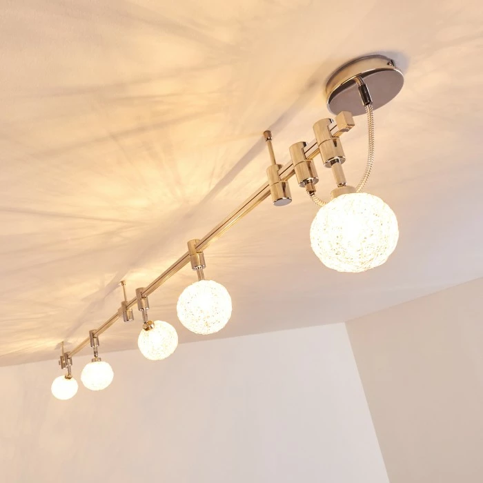 Hofstein Bernex Deckenleuchte Chrom, 5-flammig 3 Hofstein Bernex Deckenleuchte Chrom, 5-flammig – Bild 3