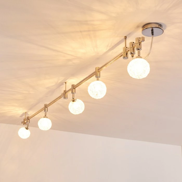 Hofstein Bernex Deckenleuchte Chrom, 5-flammig 4 Hofstein Bernex Deckenleuchte Chrom, 5-flammig – Bild 4