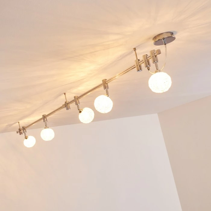 Hofstein Bernex Deckenleuchte Chrom, 5-flammig 7 Hofstein Bernex Deckenleuchte Chrom, 5-flammig – Bild 7