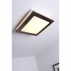 Hofstein Brescia Deckenleuchte LED Chrom, 1-flammig -Bürolampen Verkäufe brescia deckenleuchte 8025 30 2