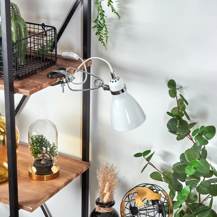 Hofstein Brienz Klemmleuchte Chrom, 1-flammig 2 Hofstein Brienz Klemmleuchte Chrom, 1-flammig – Bild 2