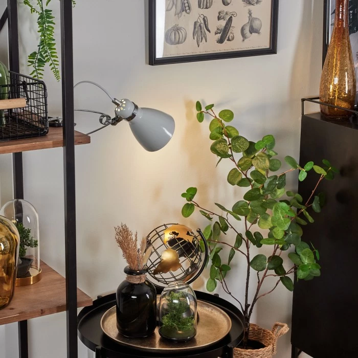 Hofstein Brienz Klemmleuchte Chrom, 1-flammig 9 Hofstein Brienz Klemmleuchte Chrom, 1-flammig – Bild 9