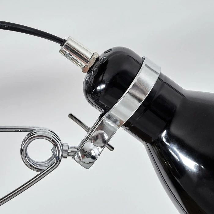 Hofstein Brienz Klemmleuchte Chrom, Schwarz, 1-flammig 6 Hofstein Brienz Klemmleuchte Chrom, Schwarz, 1-flammig – Bild 6