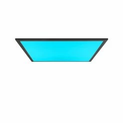 Brilliant Leuchten Brilliant Abie Deckenpanel LED Schwarz, 1-flammig, Fernbedienung -Bürolampen Verkäufe brilliant abie deckenpanel g90319 76 5